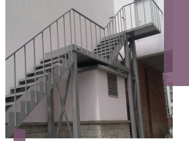 Монтаж пожарных лестниц под ключ в Егорьевске с гарантией качества