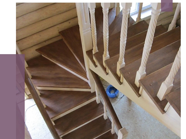 Реставрация деревянных лестниц в Егорьевске от 4253 руб.