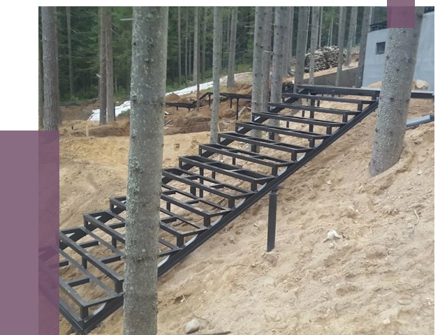 Монтаж металлических лестниц в Егорьевске от 13417 руб. 