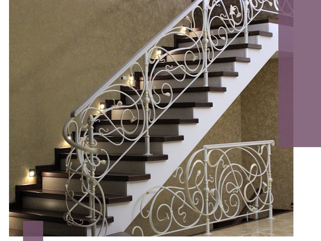 Кованые лестницы под ключ в Егорьевске — изготовление и монтаж
