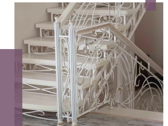 Изготовление кованых лестниц на заказ в Егорьевске от 86071 руб. | ПРОЛЁТ-Грь