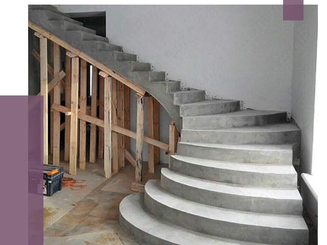 Изготовление бетонных лестниц под ключ в Егорьевске от 19746 руб. | ПРОЛЁТ-Грь