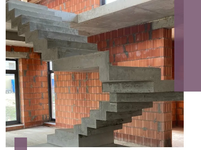 Изготовление бетонных лестниц под ключ в Егорьевске