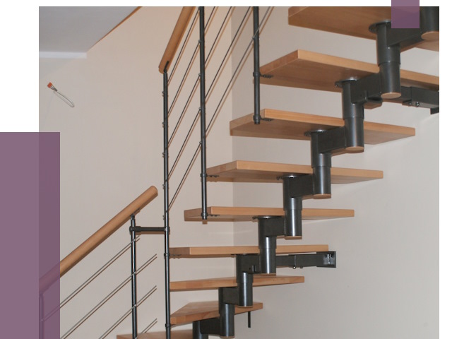 Изготовление модульных лестниц в Егорьевске от 11392 руб. 