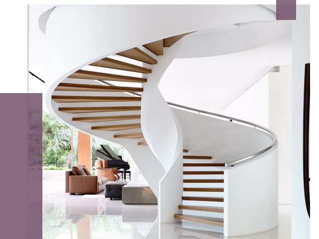 Винтовые лестницы в Егорьевске под ключ от 48099 руб. | ПРОЛЁТ-Грь