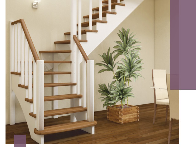 Г-образные лестницы под ключ в Егорьевске — изготовление и монтаж