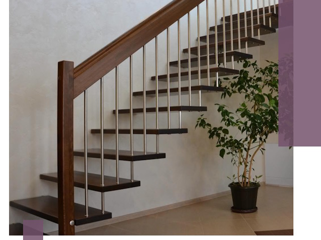 Лестницы на больцах под ключ в Егорьевске – изготовление и монтаж