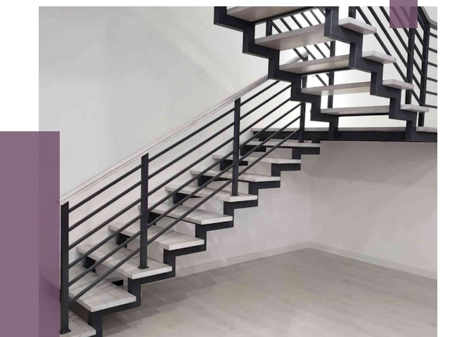 Лестницы на металлокаркасе под ключ в Егорьевске от 12658 руб. | ПРОЛЁТ-Грь