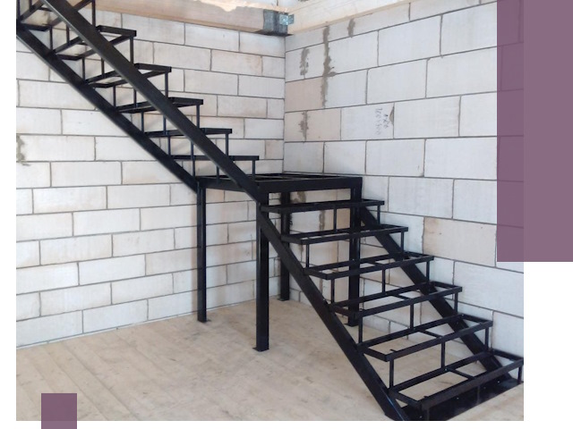 Лестницы на металлокаркасе под ключ в Егорьевске — изготовление и монтаж