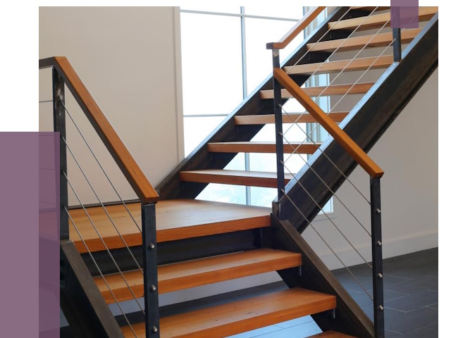 Изготовление лестниц на металлокаркасе в Егорьевске от 18733 руб. | ПРОЛЁТ-Грь