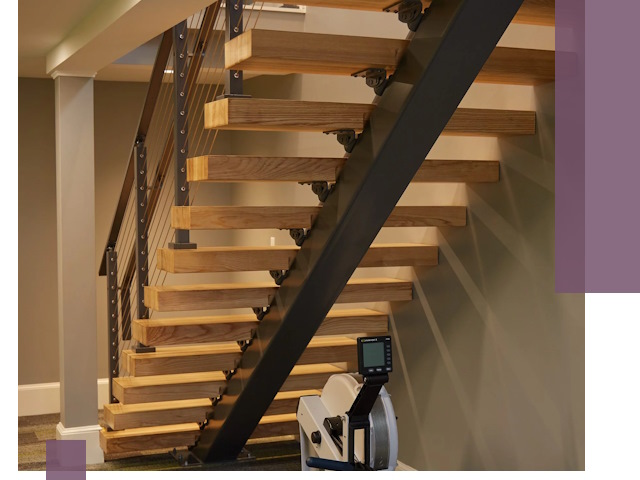 Лестницы на монокосоурах под ключ в Егорьевске - изготовление и монтаж