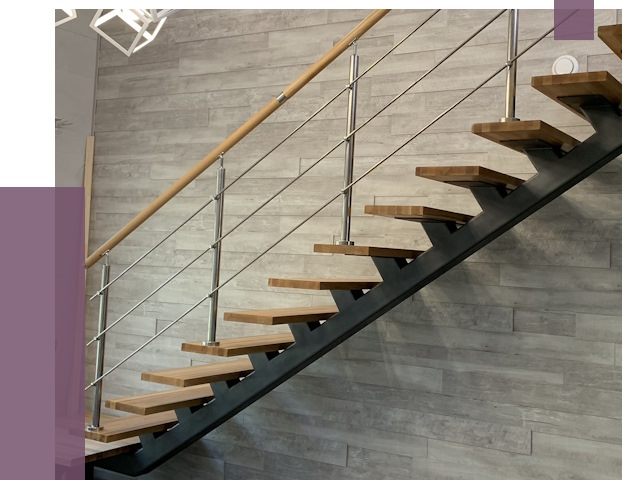 Изготовление лестниц на монокосоуре в Егорьевске от 75439 руб. 