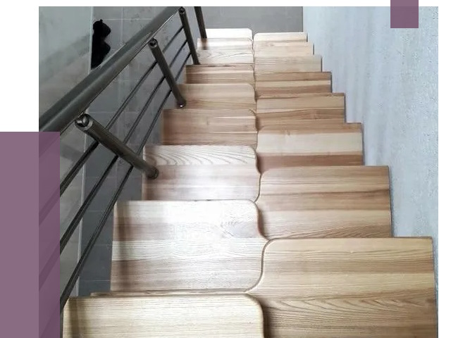 Лестницы гусиный шаг в Егорьевске от 12911 руб. под ключ | ПРОЛЁТ-Грь