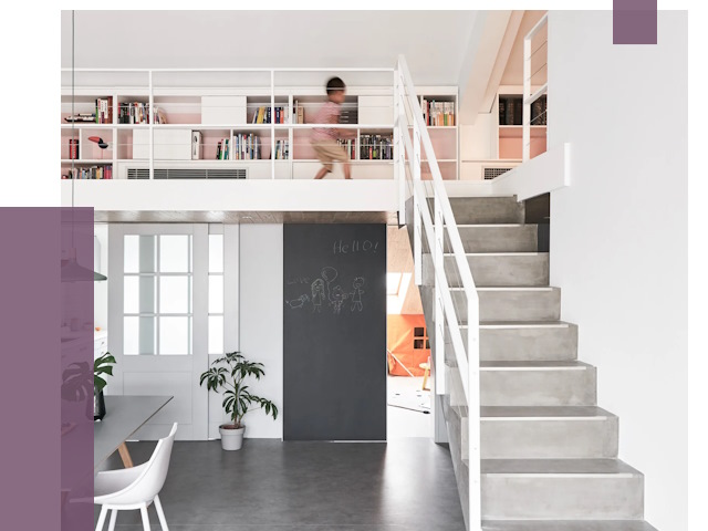 Лестницы для двухуровневой квартиры в Егорьевске от 174674 руб. | ПРОЛЁТ-Грь