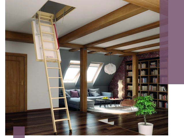 Чердачные лестницы под ключ в Егорьевске: изготовление и монтаж