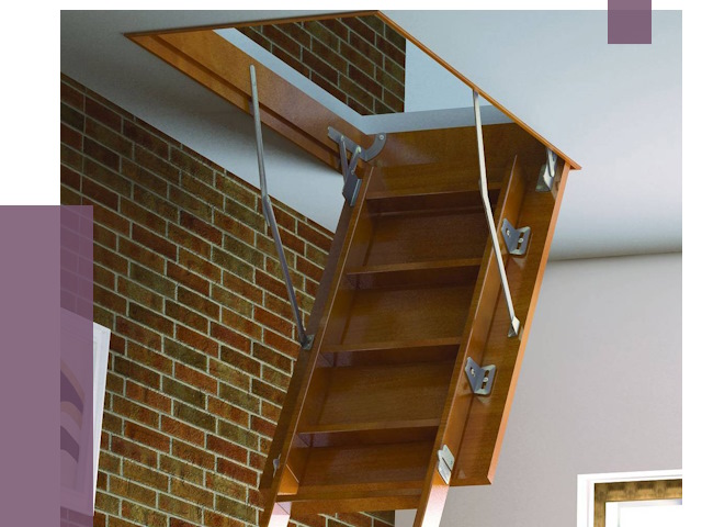 Установка чердачной лестницы в Егорьевске от 7746 руб. | ПРОЛЁТ-Грь