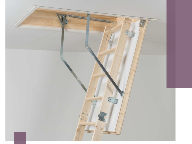 Установка чердачной лестницы под ключ в Егорьевске