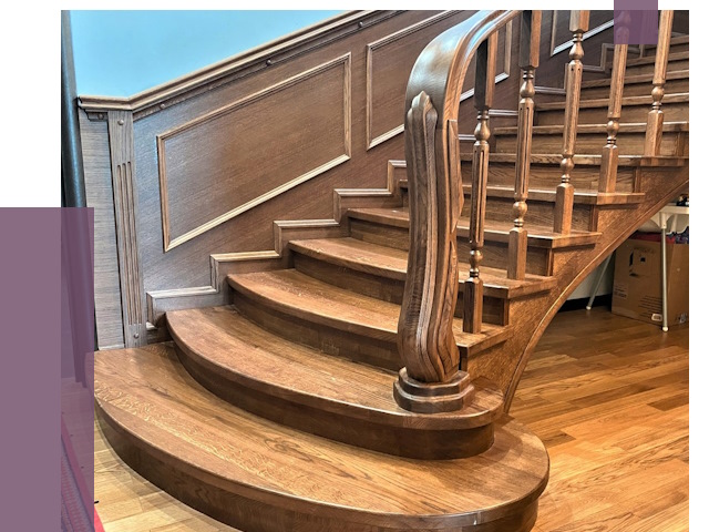 Дубовые лестницы под ключ в Егорьевске от 174674 руб. — ПРОЛЁТ-Грь