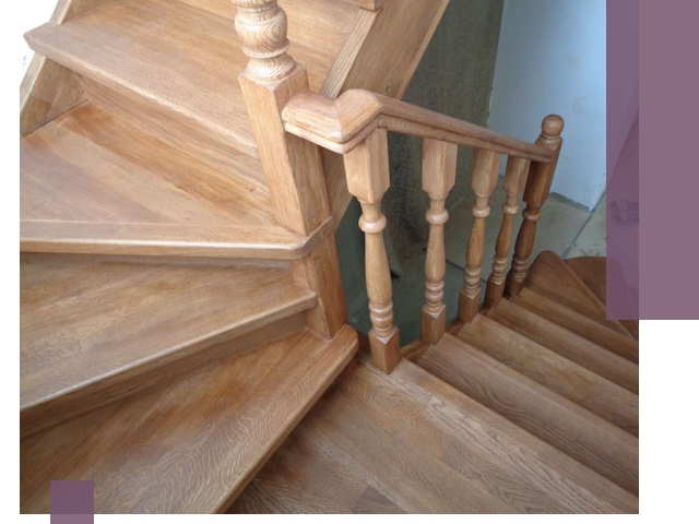 Дубовые лестницы под ключ в Егорьевске: изготовление и монтаж