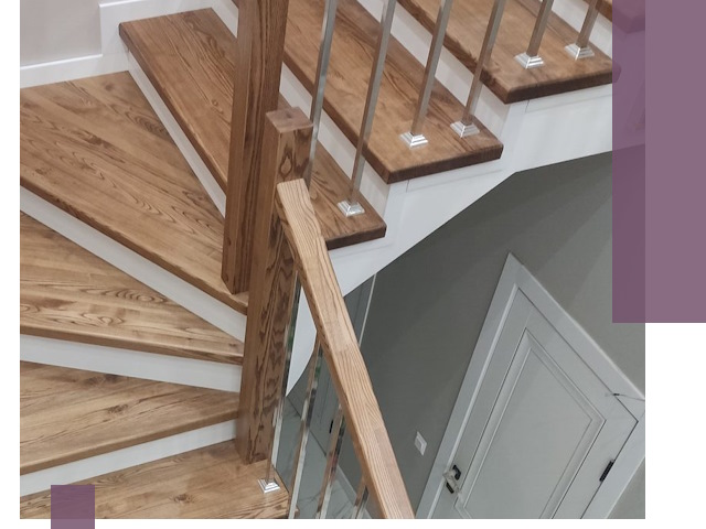 Обшивка металлических лестниц под ключ в Егорьевске