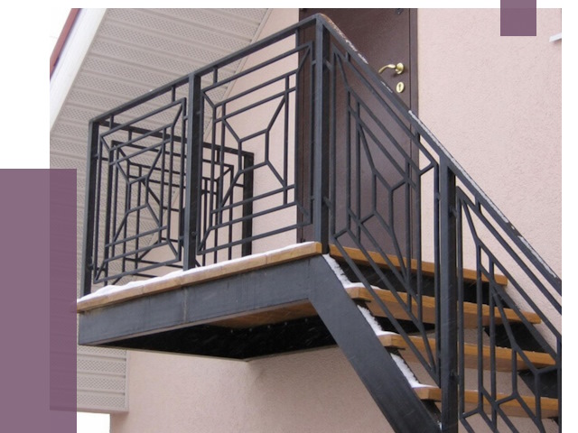 Металлические перила в Егорьевске от 4253 руб.  | ПРОЛЁТ-Грь