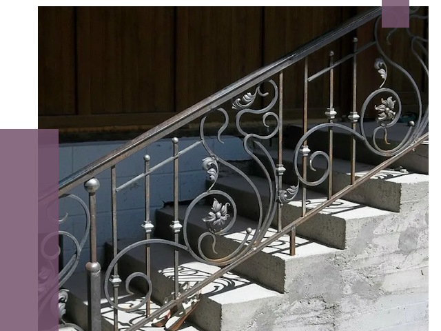 Кованые перила в Егорьевске от 8607 руб. под ключ — качество от ПРОЛЁТ-Грь