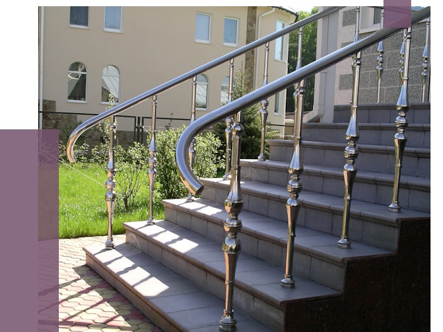 Перила для крыльца в Егорьевске от 10632 руб. — монтаж ПРОЛЁТ-Грь