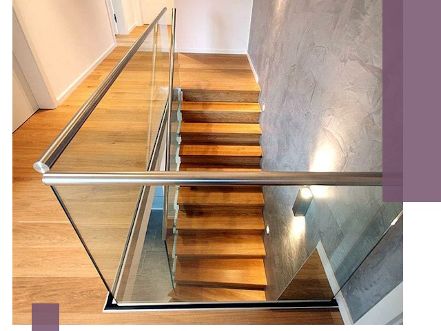 Перила для лестницы в доме — изготовление и монтаж в Егорьевске