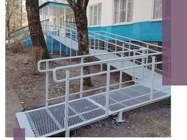 Пандусы под ключ в Егорьевске: изготовление, монтаж и демонтаж