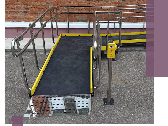 Изготовление наклонных пандусов для инвалидов в Егорьевске