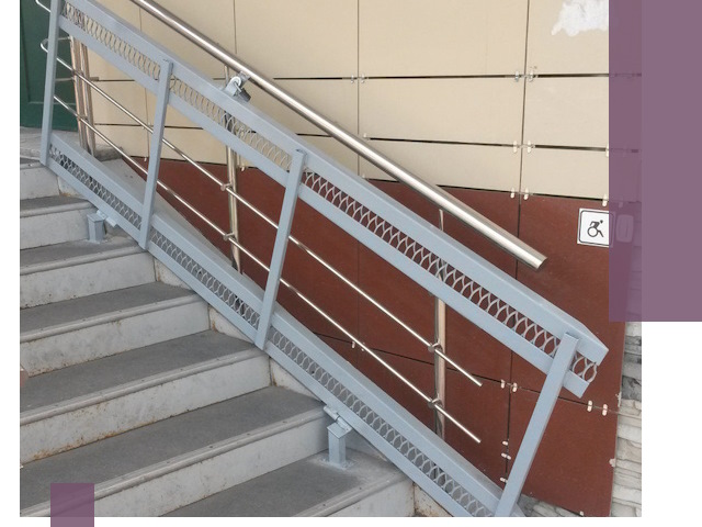 Изготовление откидных пандусов под ключ в Егорьевске