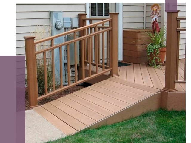 Пандус на крыльцо в Егорьевске под ключ от 7696 руб.