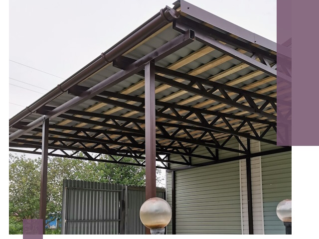 Навесы под ключ в Егорьевске: изготовление, монтаж и гарантия