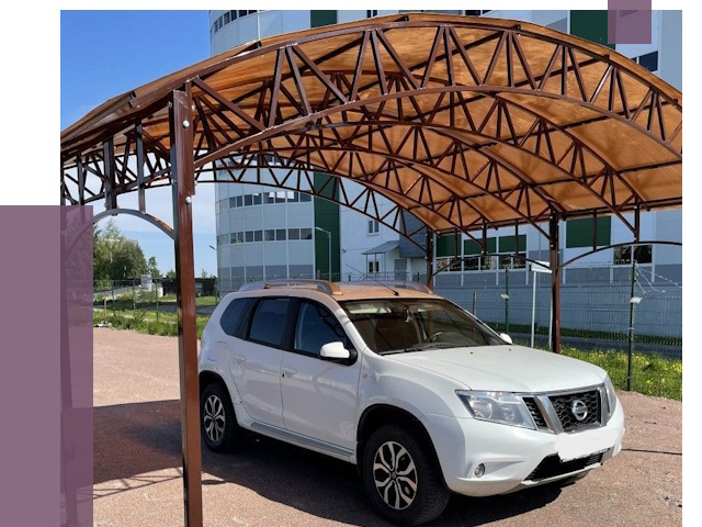 Недорогие навесы в Егорьевске от 42529 руб.  | ПРОЛЁТ-Грь