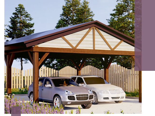 Навесы для автомобиля в Егорьевске — изготовление и монтаж