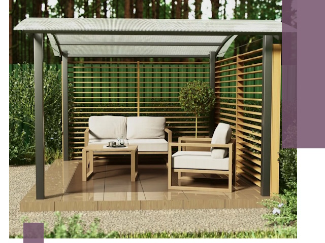 Навесы для дачи в Егорьевске: изготовление, монтаж и демонтаж