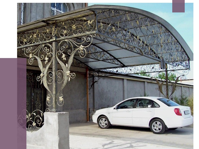 Кованые навесы в Егорьевске от 14430 руб. | ПРОЛЁТ-Грь
