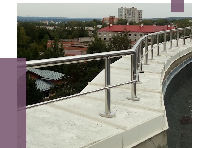 Парапеты и ограждения кровли в Егорьевске от 4911 руб.