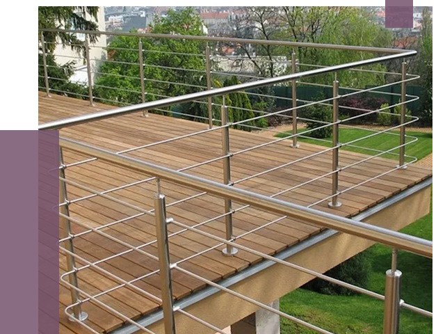 Алюминиевые парапеты в Егорьевске под ключ от 7696 руб. 