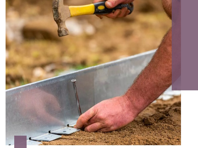 Монтаж металлических бордюров в Егорьевске быстро и качественно