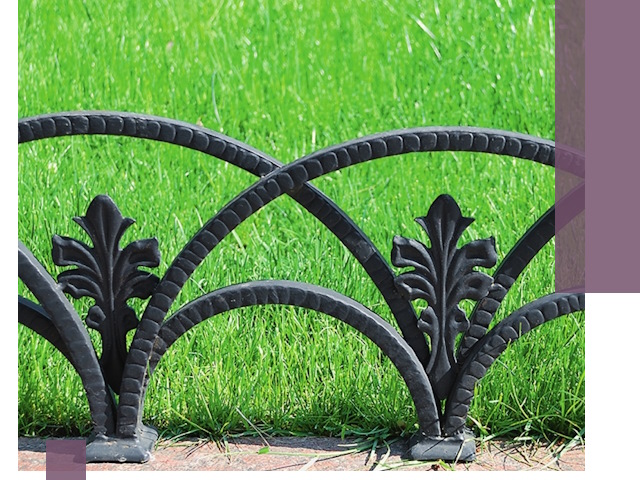 Декоративные металлические бордюры под ключ в Егорьевске