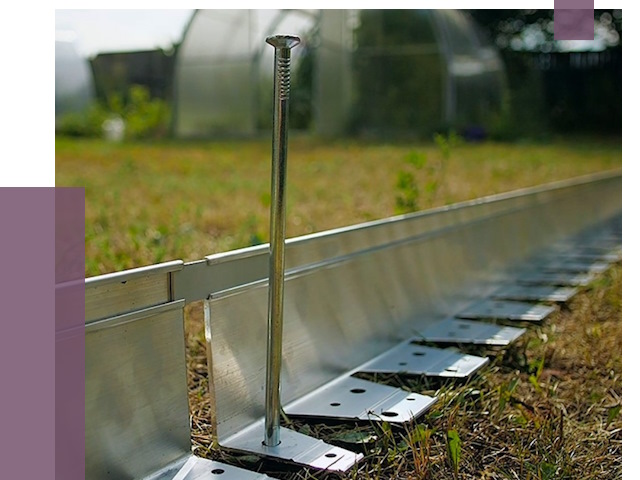 Металлические бордюры для газона в Егорьевске от 4253 руб. | ПРОЛЁТ-Грь