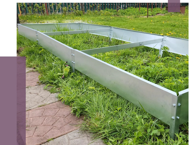 Металлические бордюры для грядок в Егорьевске от 1772 руб. 