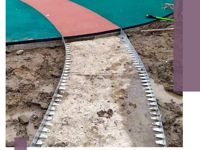 Металлические бордюры для дорожек в Егорьевске — монтаж и изготовление