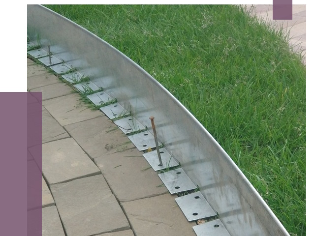 Металлические бордюры для тротуаров в Егорьевске от 8607 руб.