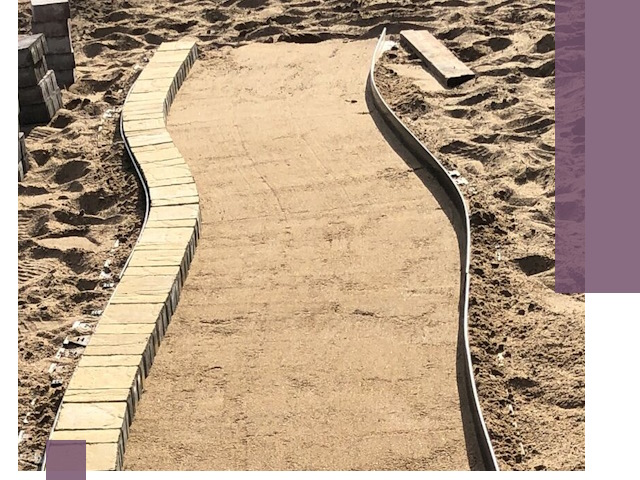 Металлические бордюры для тротуаров в Егорьевске — прочные и долговечные