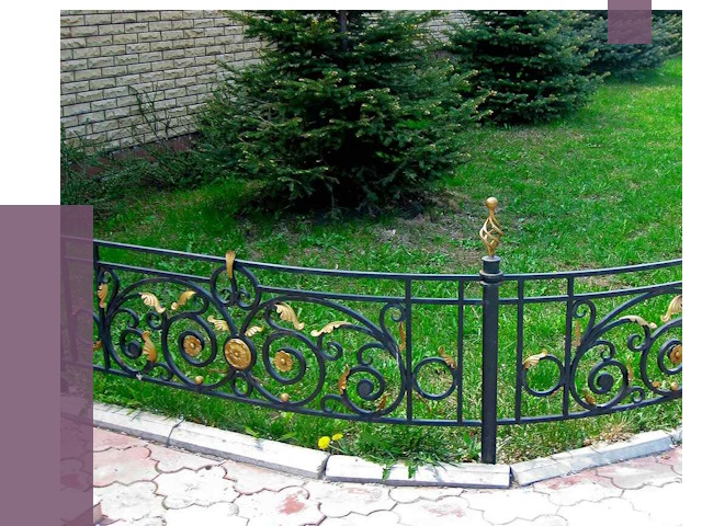 Кованые газонные ограждения в Егорьевске от 7544 руб. — ПРОЛЁТ-Грь