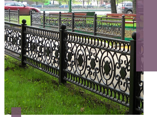 Секционные газонные ограждения под ключ в Егорьевске