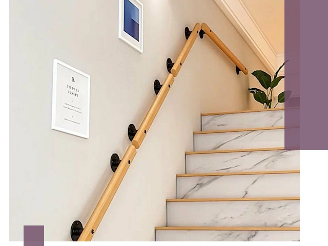 Поручни металлические и деревянные под ключ в Егорьевске