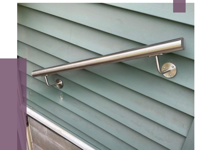 Поручни из нержавеющей стали в Егорьевске от 7595 руб.  | ПРОЛЁТ-Грь